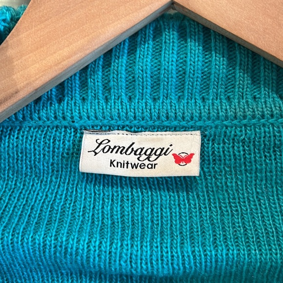 LOMBAGGI KNITWEAR SWEATER PONCHO - Picture 7 of 13